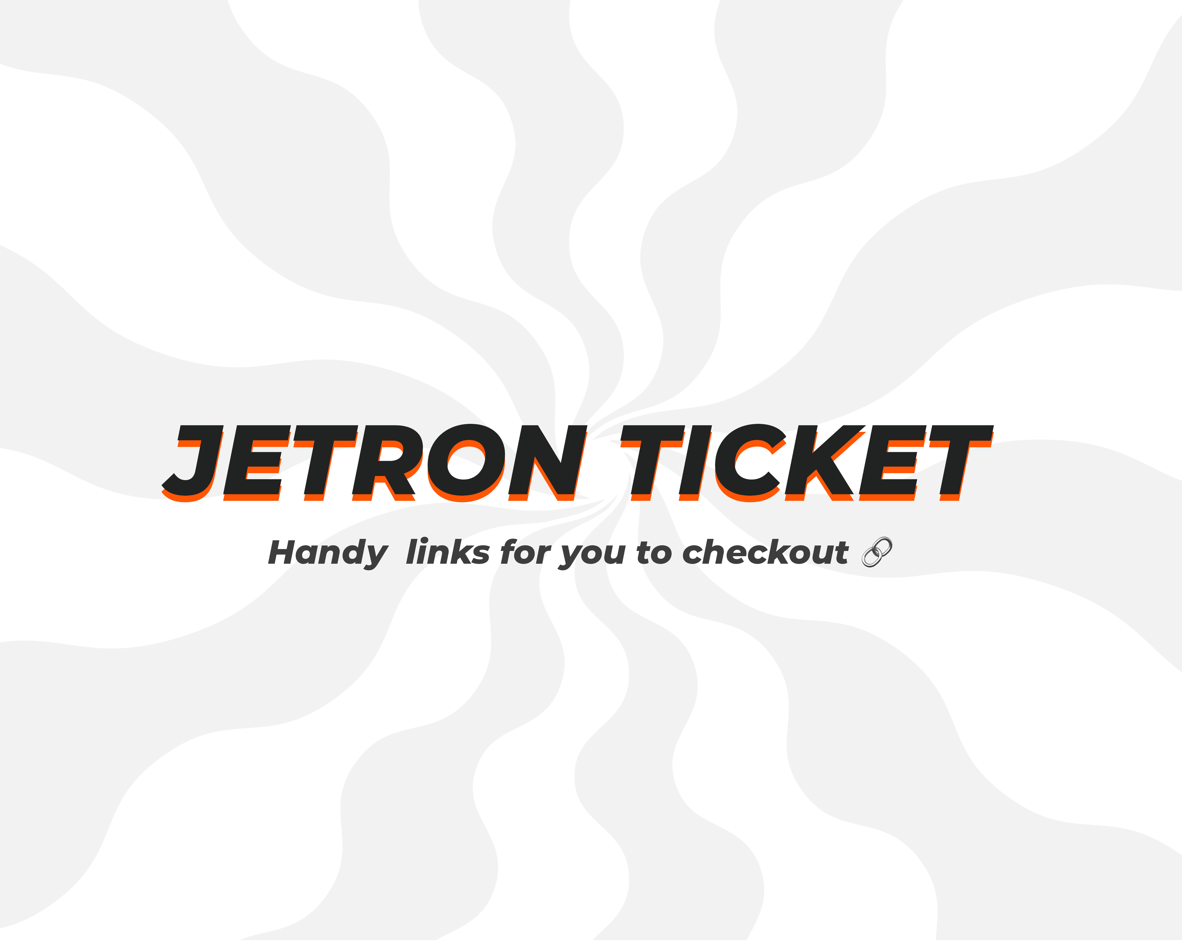 Jetron Ticket Links Header